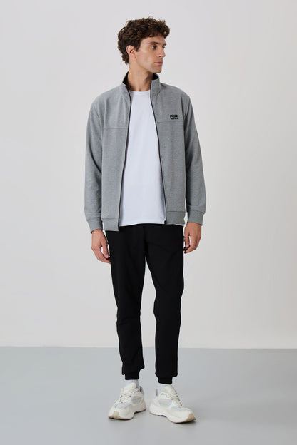 Anton Gri Melanj - Black Jogger Tracksuit Set - 85178