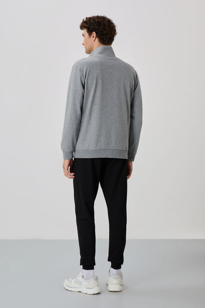 Anton Gri Melanj - Black Jogger Tracksuit Set - 85178