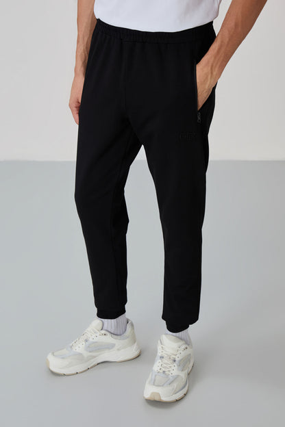 Anton Gri Melanj - Black Jogger Tracksuit Set - 85178