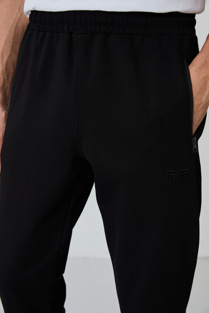 Anton Gri Melanj - Black Jogger Tracksuit Set - 85178