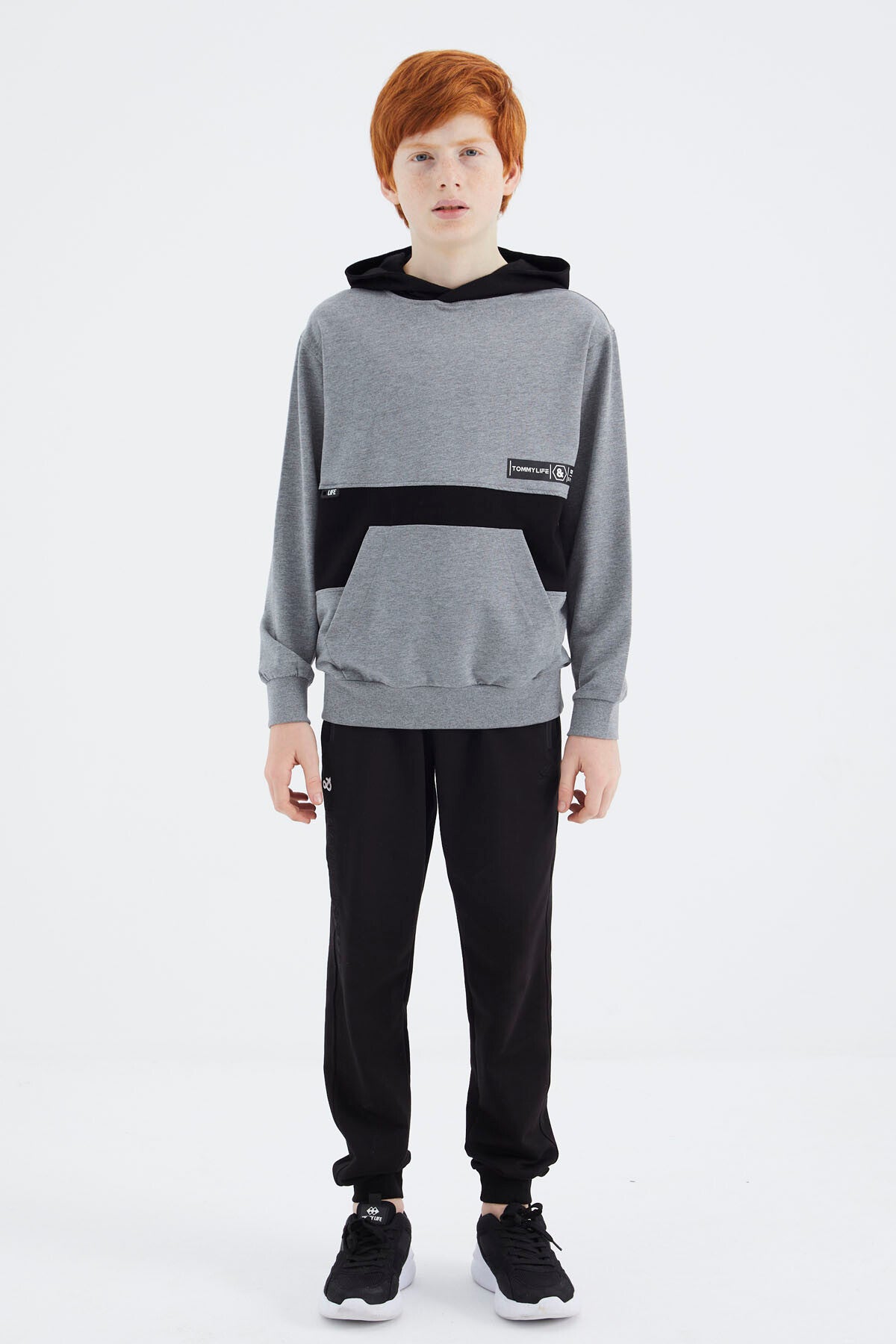 Grey Melange Standard Fit Boys' Sweatshirt - 11179
