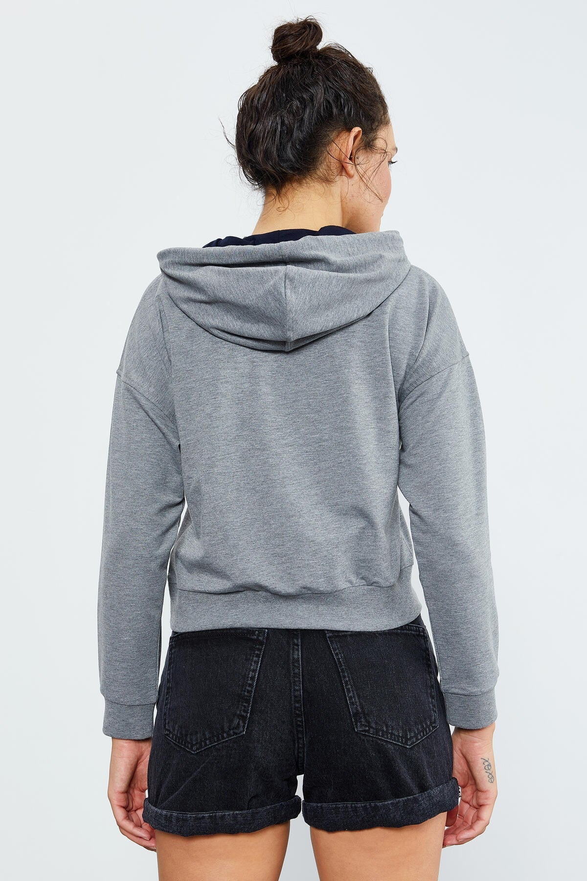 Long Sleeve Comfort Fit Hooded Women's Sweatshirt - 97115