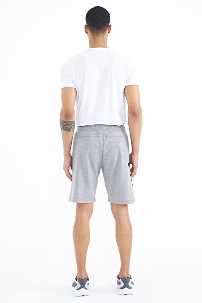 Aldo Grey Melange Standard Fit Men's Shorts - 81242