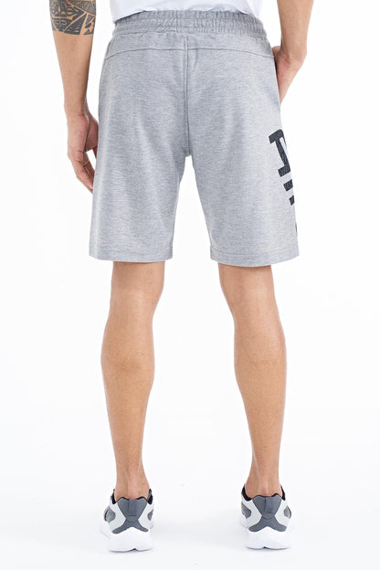 Aldo Grey Melange Standard Fit Men's Shorts - 81242
