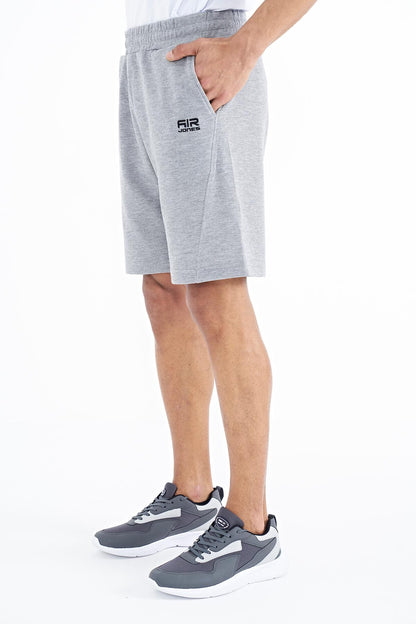 Aldo Grey Melange Standard Fit Men's Shorts - 81242