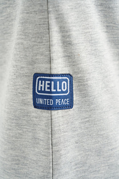 Grey Melange Print O Neck Standard Fit Boys T-Shirt - 11149