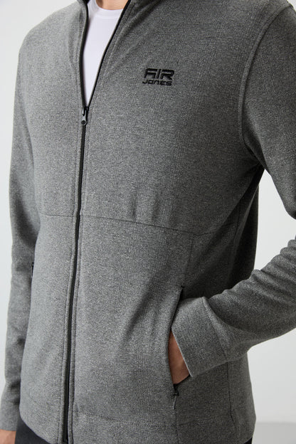 Bruce Gri - Black Straight Collar Men's Tracksuit Set - 85200