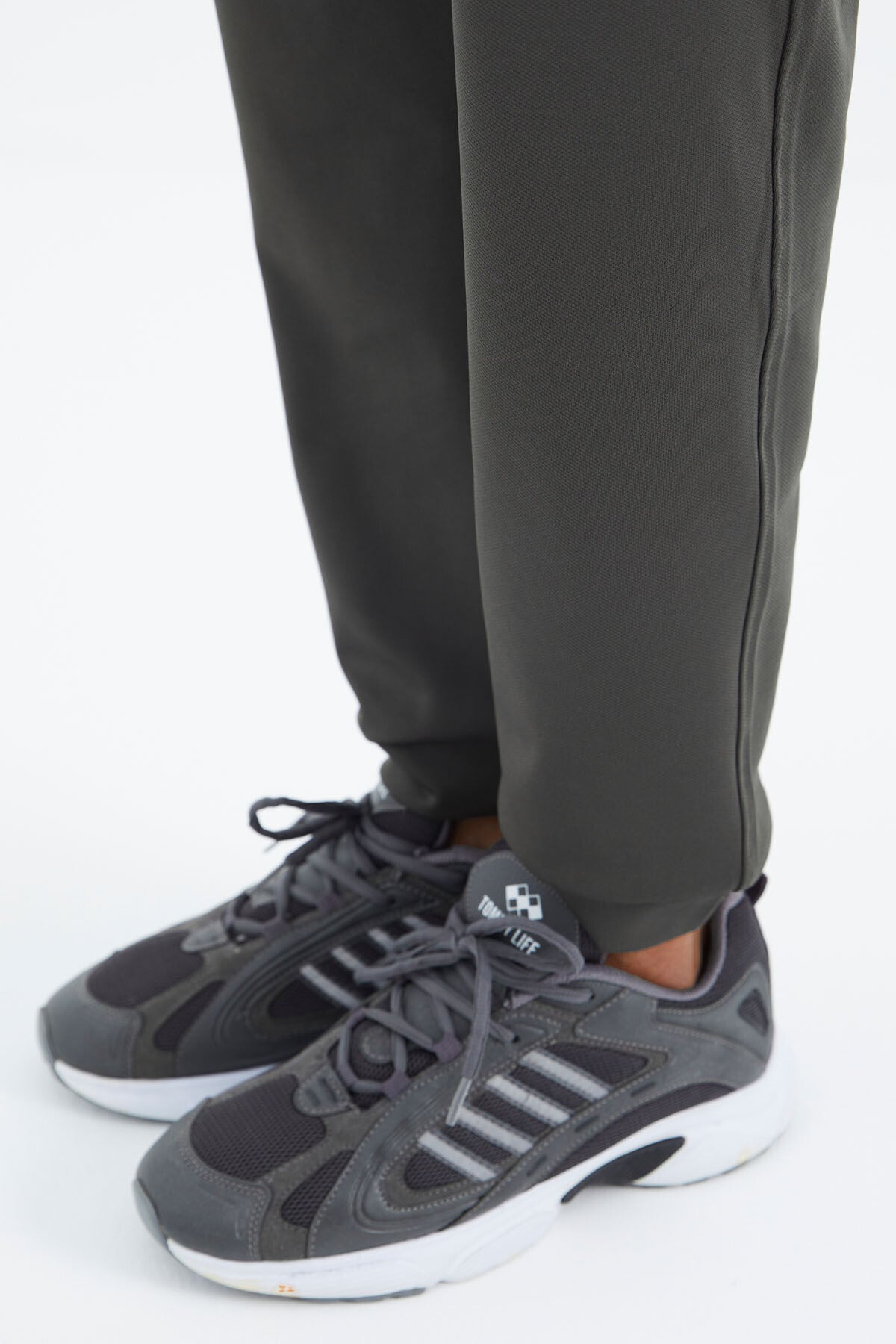 Laced Hood Detailed Relax Fit Men's Tracksuit Bottom - 84993