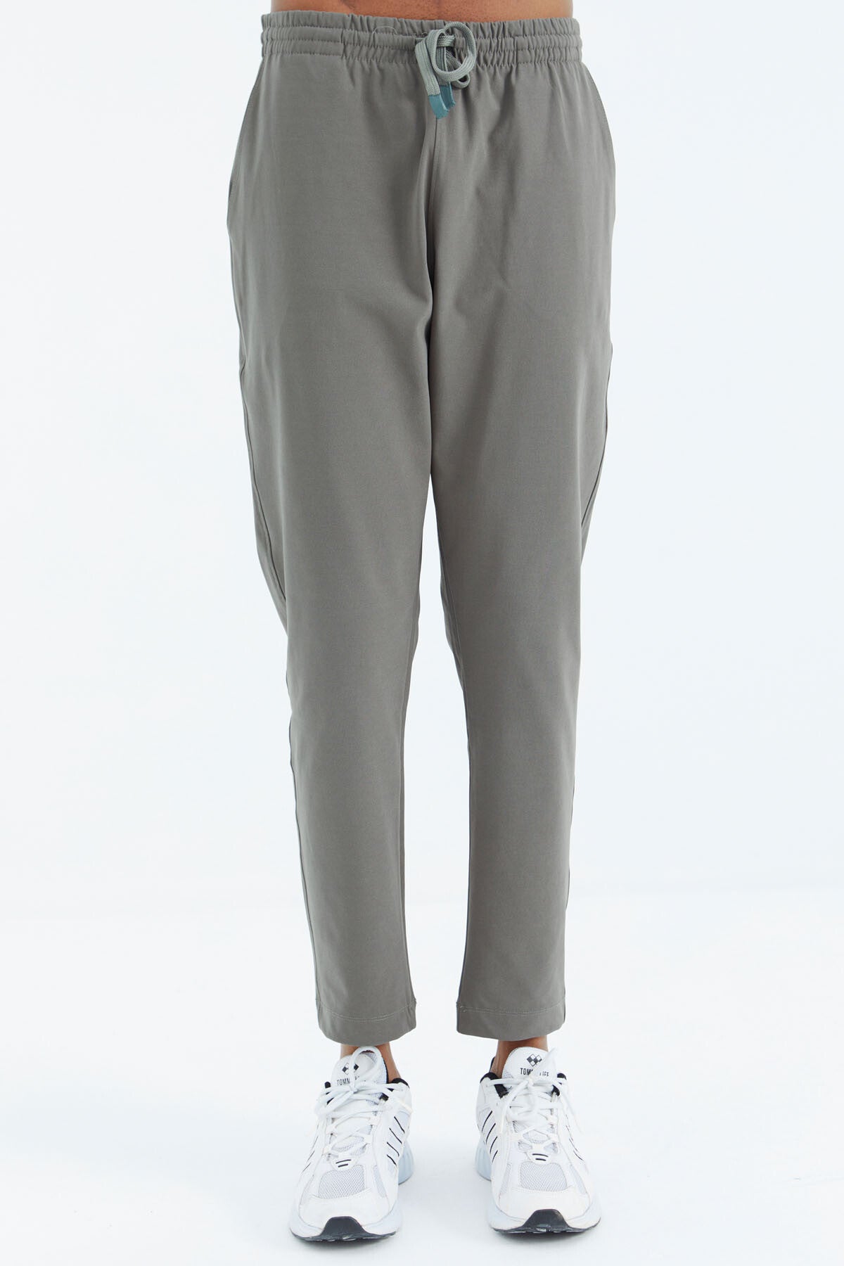 Lace-Up Hooded Detailed Relax Fit Men's Tracksuit Bottom - 84997