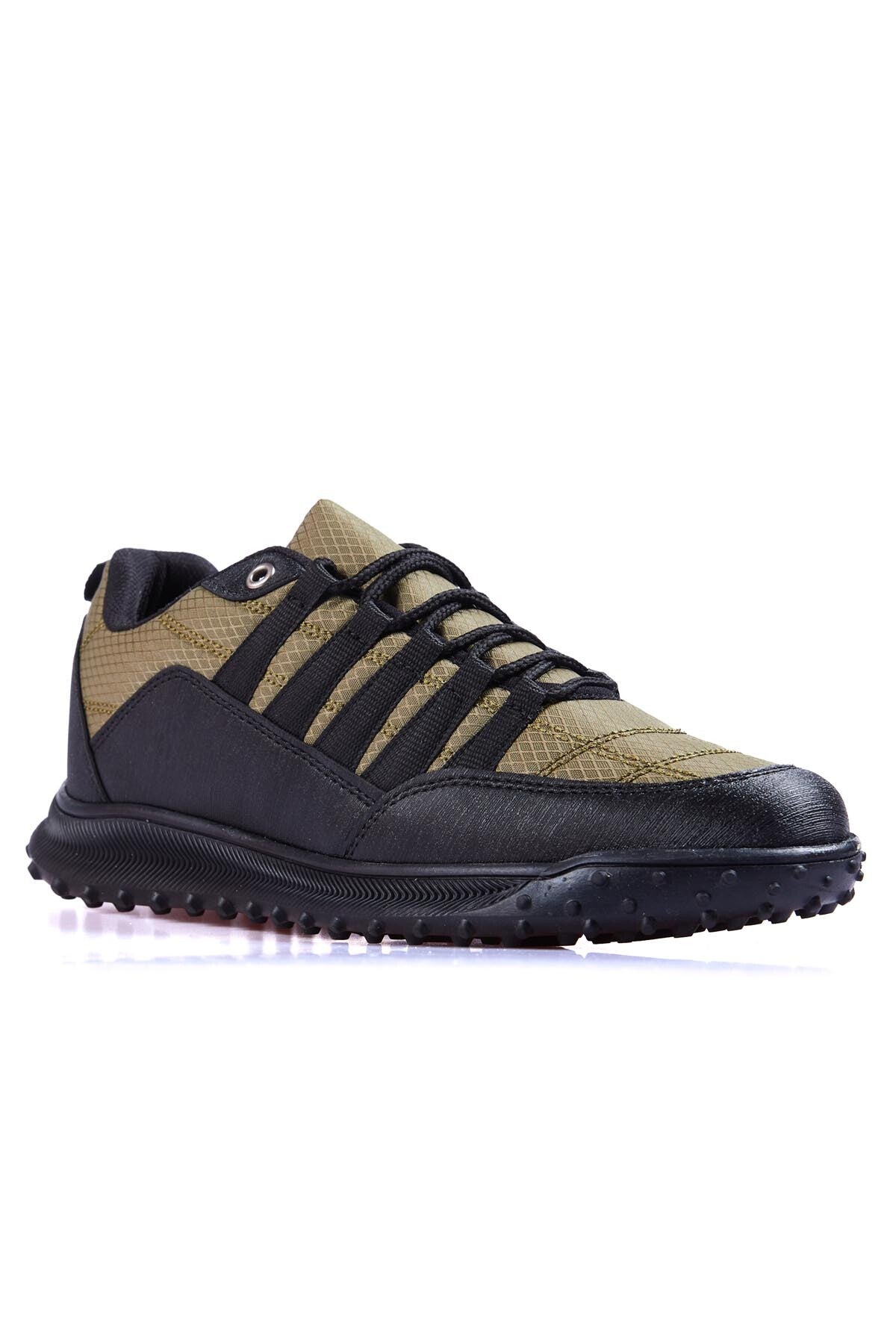 Lace-Up Detailed PU Leather Men's Sports Shoes - 89114