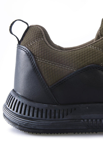 Laced Quilted PU Leather Detailed Men's Sports Shoe - 89096