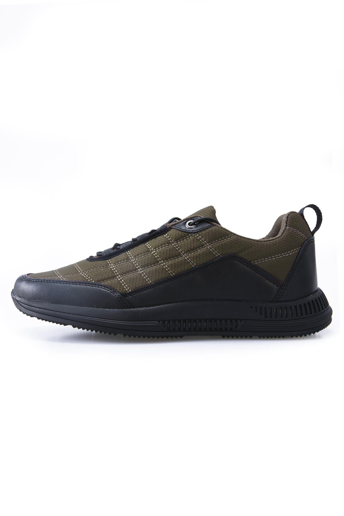 Laced Quilted PU Leather Detailed Men's Sports Shoe - 89096