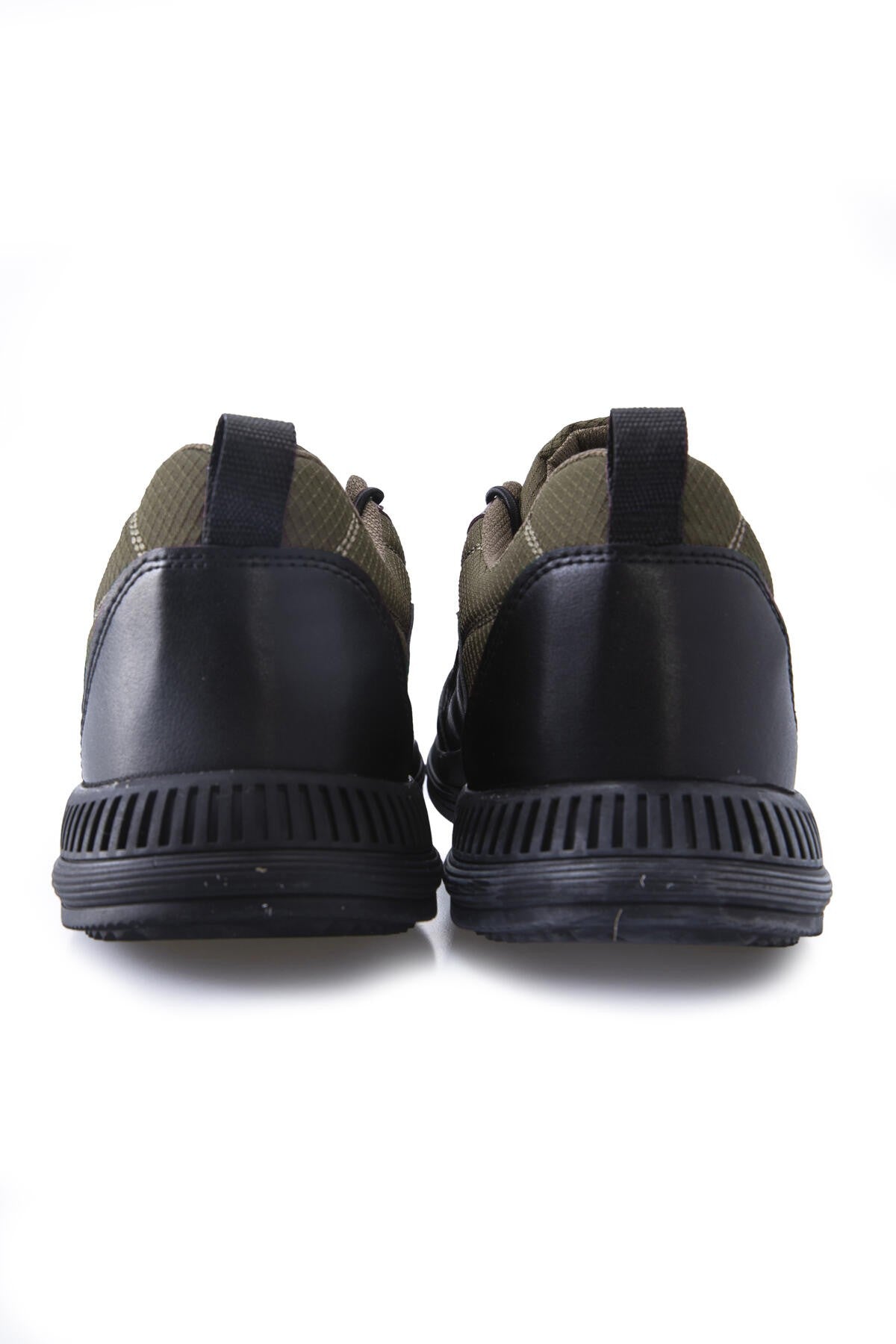 Laced Quilted PU Leather Detailed Men's Sports Shoe - 89096