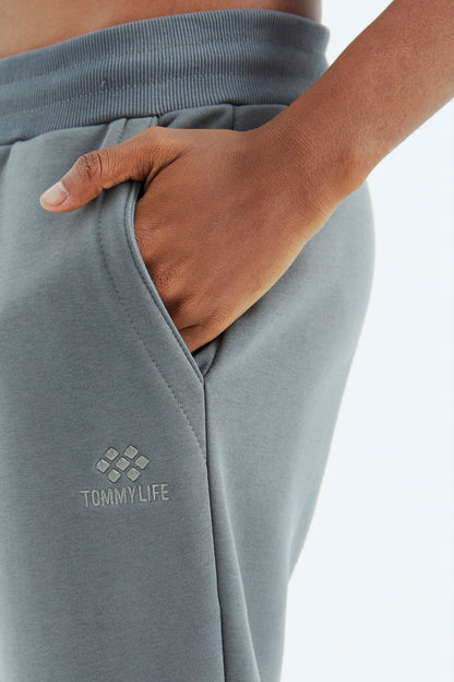 Ribbed Hem Detailed Relax Fit Men's Tracksuit Bottom - 82106