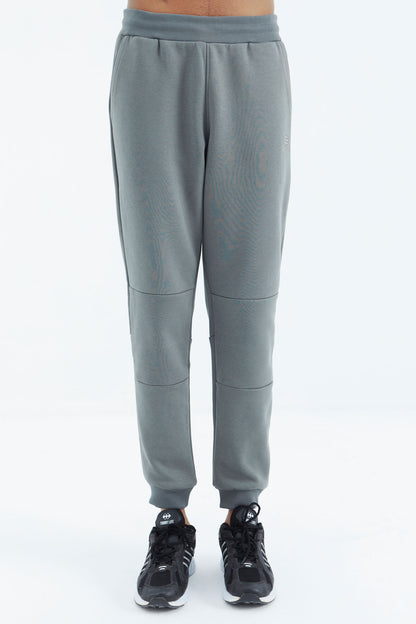 Ribbed Hem Detailed Relax Fit Men's Tracksuit Bottom - 82106