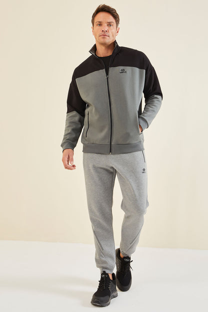 Men's Zippered Sweatshirt - 88314