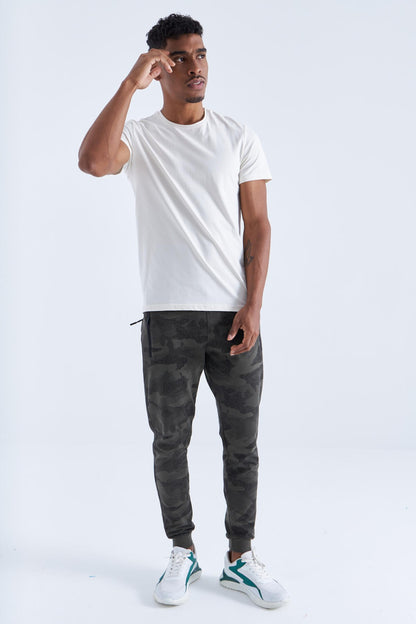 Camouflage Print Right Fit Men's Jogger Tracksuit Bottom - 84754