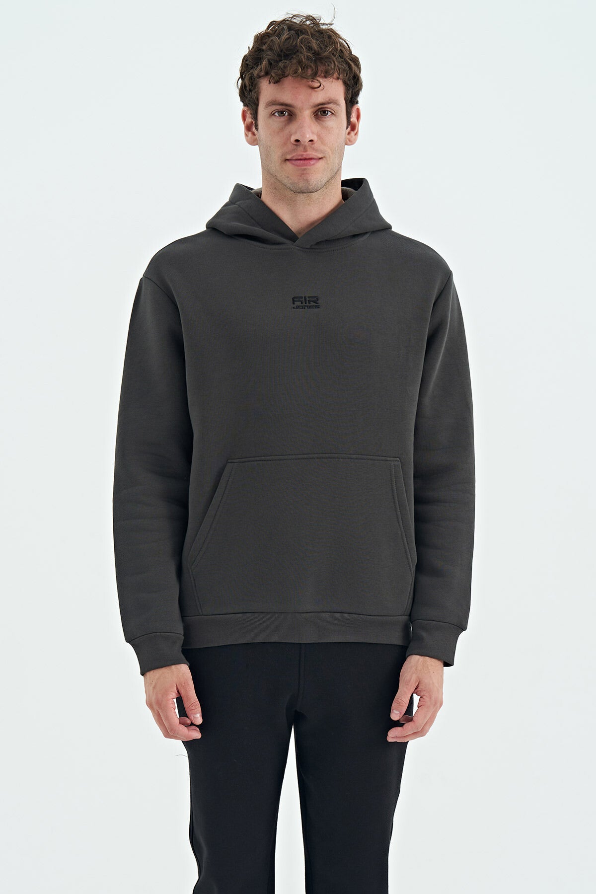 Tom Khaki Sherpa Lined Men's Sweatshirt - 88138