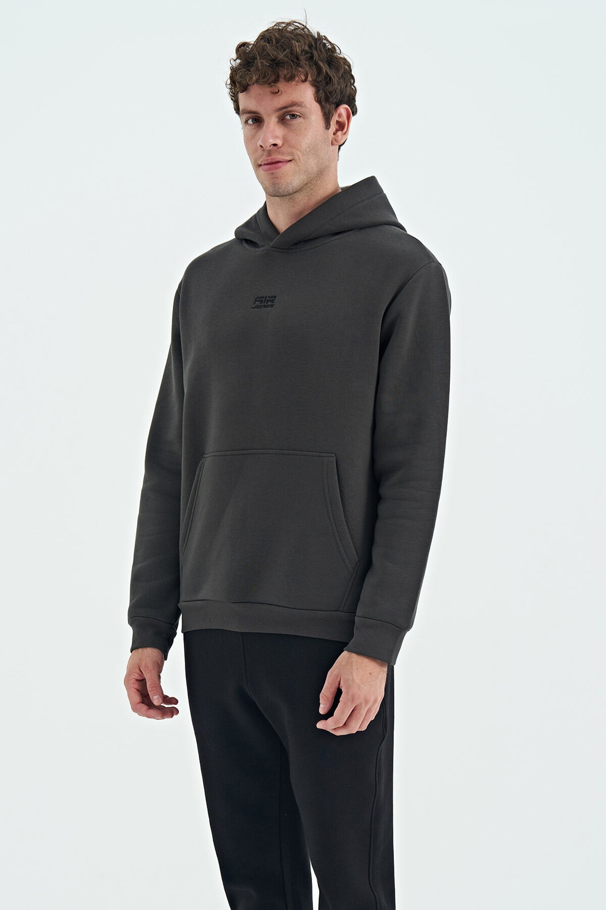Tom Khaki Sherpa Lined Men's Sweatshirt - 88138