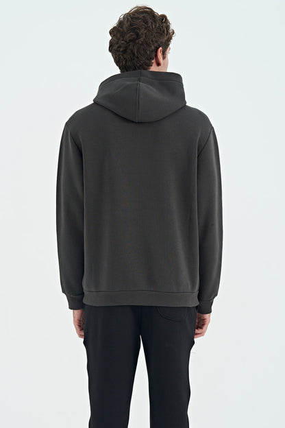 Tom Khaki Sherpa Lined Men's Sweatshirt - 88138