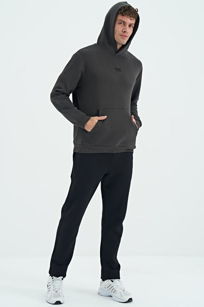Tom Khaki Sherpa Lined Men's Sweatshirt - 88138
