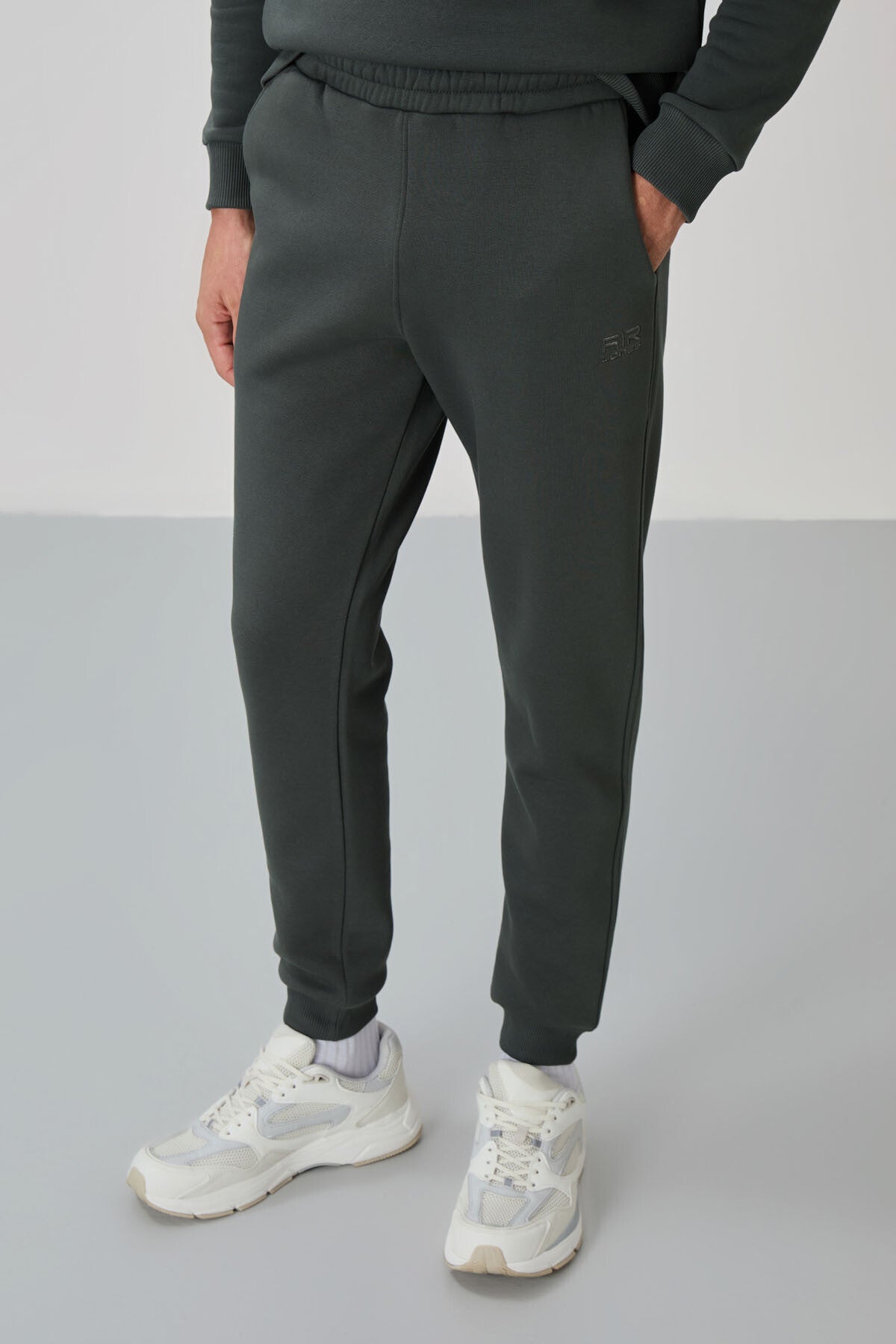 Andy Khaki Men's Hooded Tracksuit Set - 85190