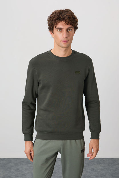 Omar Khaki Ribbed Men's Sweatshirt - 88137