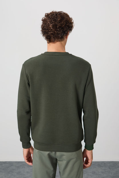 Omar Khaki Ribbed Men's Sweatshirt - 88137