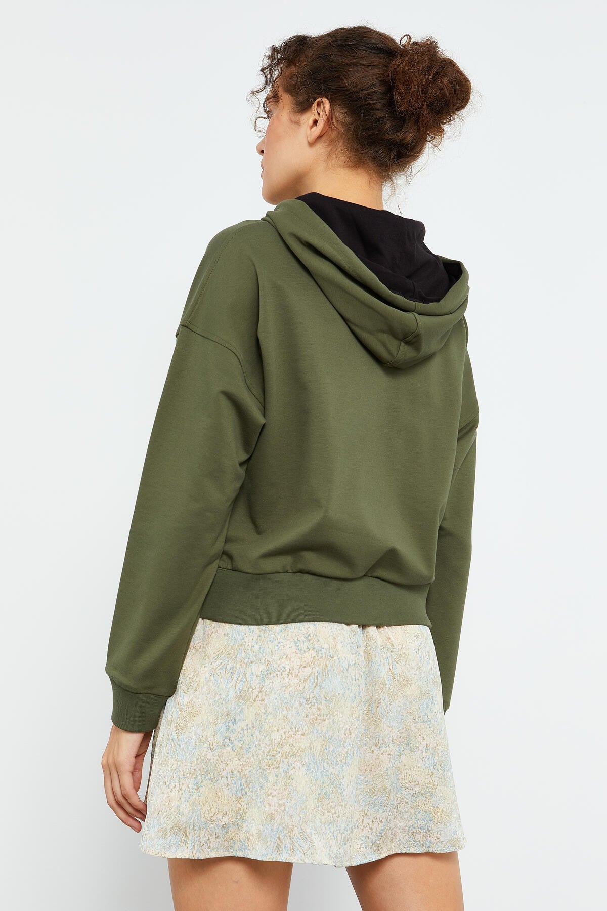 Long Sleeve Comfort Fit Hooded Women's Sweatshirt - 97115