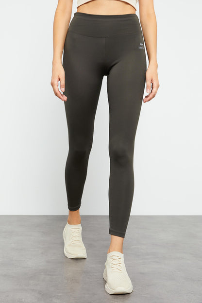 High Waist Stretch Slim Fit Tight Leg Women's Tights - 94545