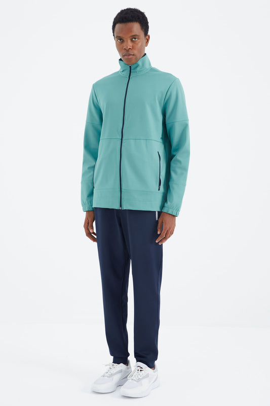 Indigo Laced Hip Detailed Relax Fit Men's Tracksuit Bottom - 84993