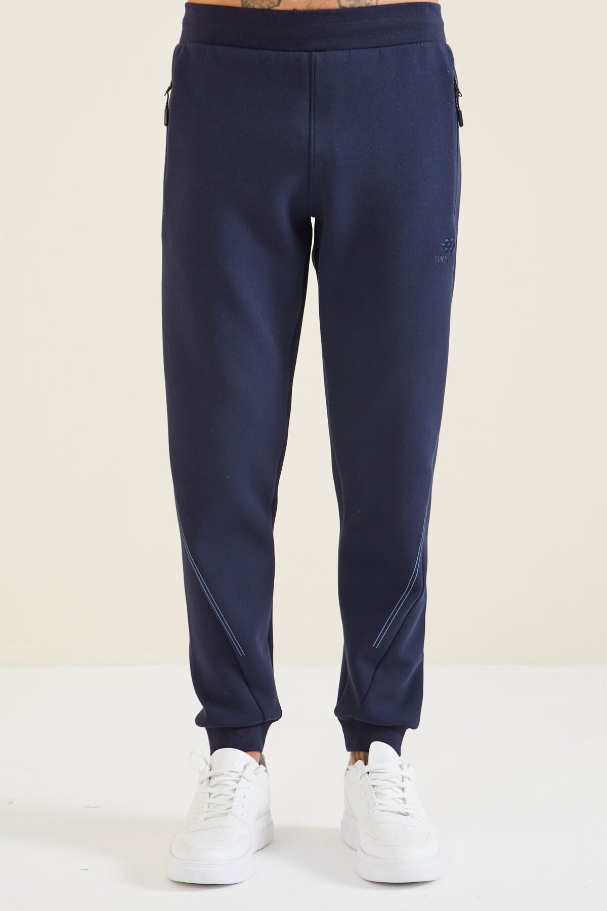 Indigo Laced Men's Tracksuit Bottom - 82110