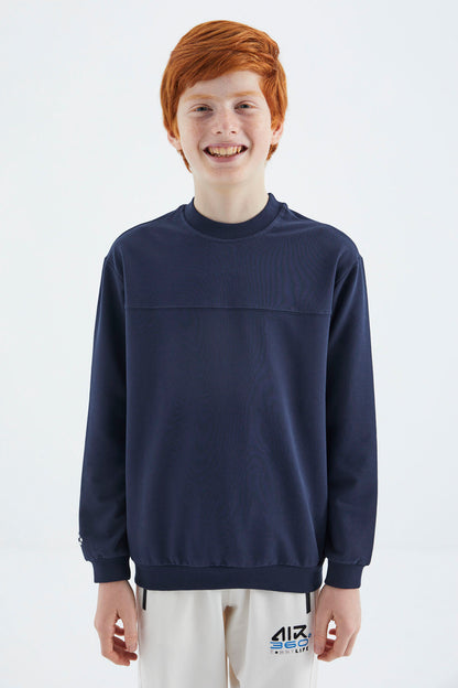 Indigo Basic Boys' Sweatshirt - 11173