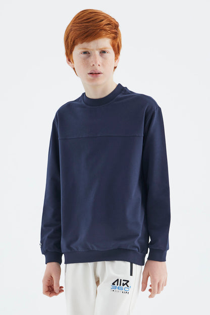 Indigo Basic Boys' Sweatshirt - 11173