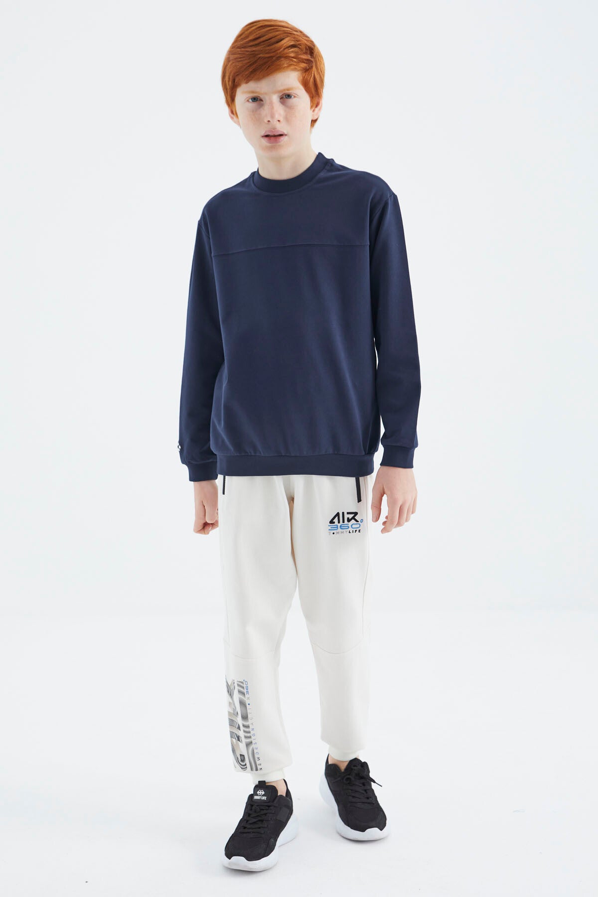 Indigo Basic Boys' Sweatshirt - 11173