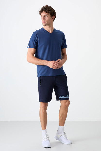 Albie Indigo Standard Fit Men's Shorts - 81241