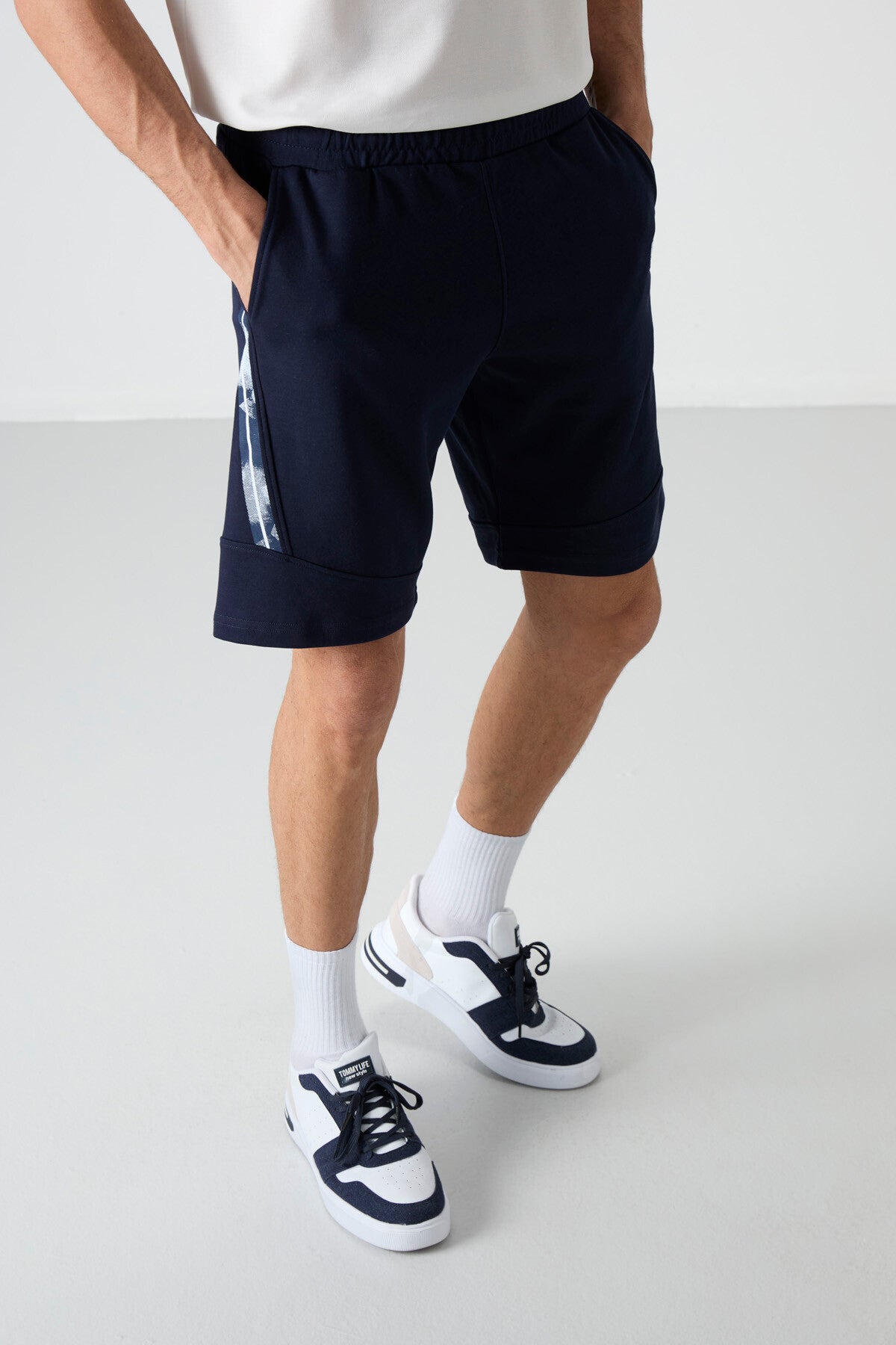 Amos Indigo Printed Men's Shorts - 81246