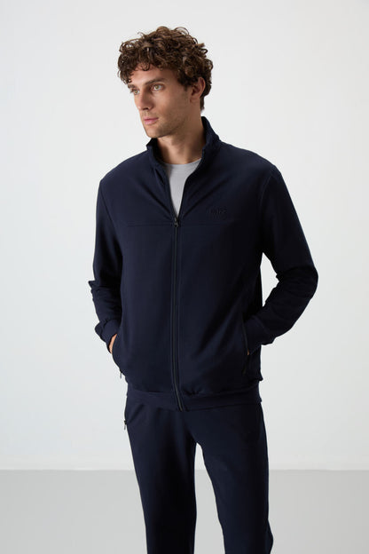 Troy Indigo Standard Fit Men's Tracksuit Set - 85196