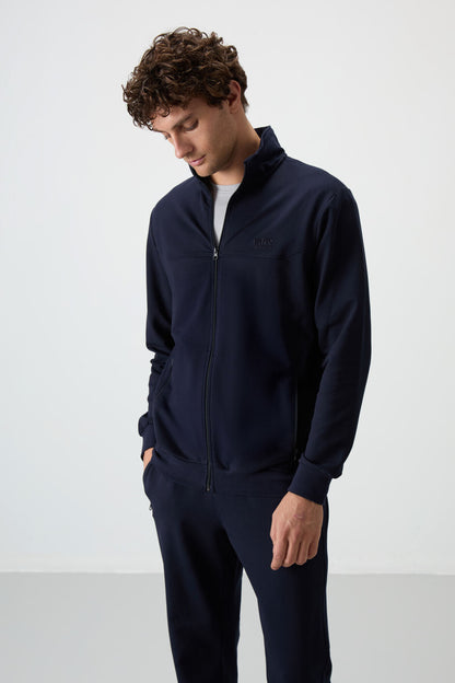 Troy Indigo Standard Fit Men's Tracksuit Set - 85196