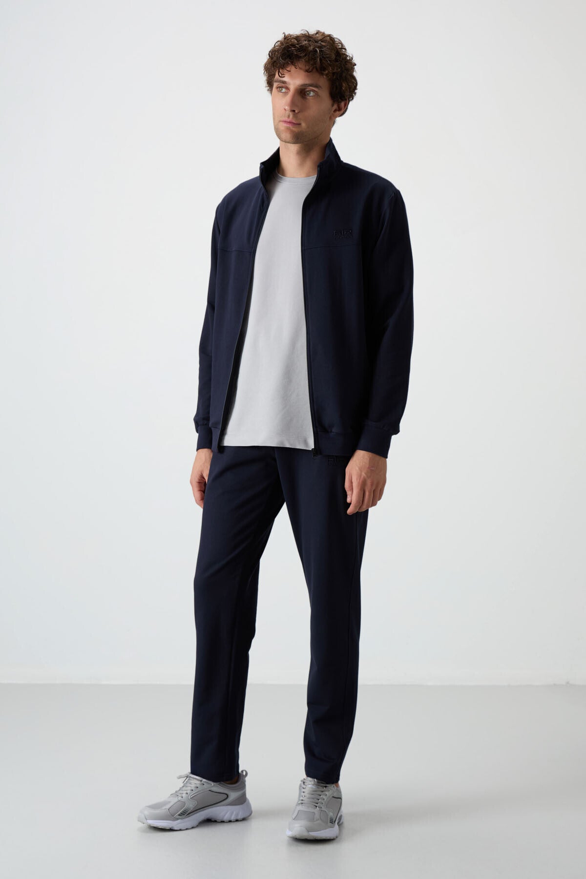 Troy Indigo Standard Fit Men's Tracksuit Set - 85196