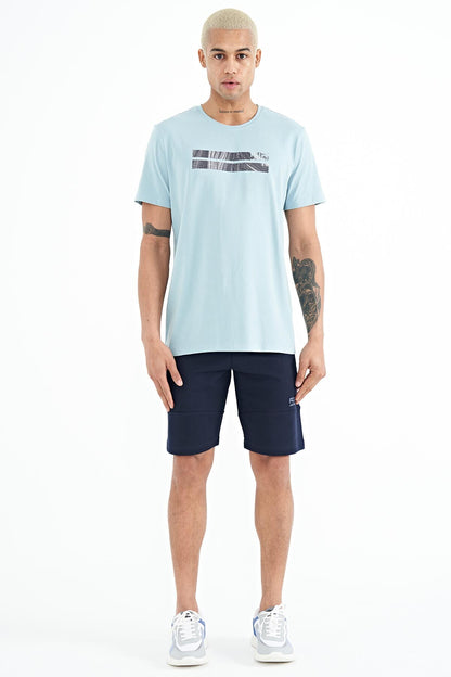 Alec Indigo Standard Fit Men's Shorts - 81243
