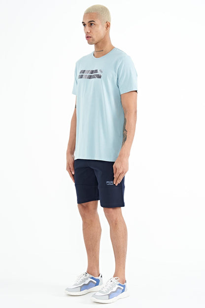 Alec Indigo Standard Fit Men's Shorts - 81243