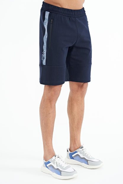 Alec Indigo Standard Fit Men's Shorts - 81243