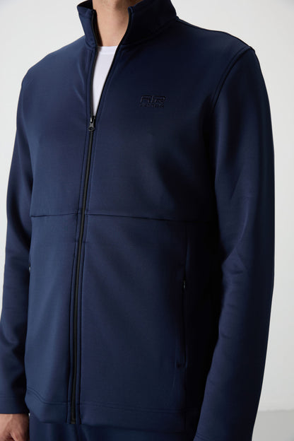 Indigo Bran Scuba Fabric Men's Tracksuit Set - 85199