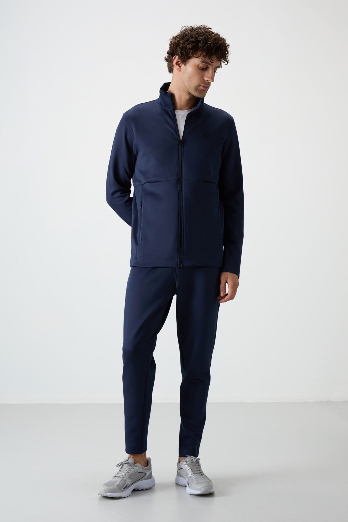 Indigo Bran Scuba Fabric Men's Tracksuit Set - 85199