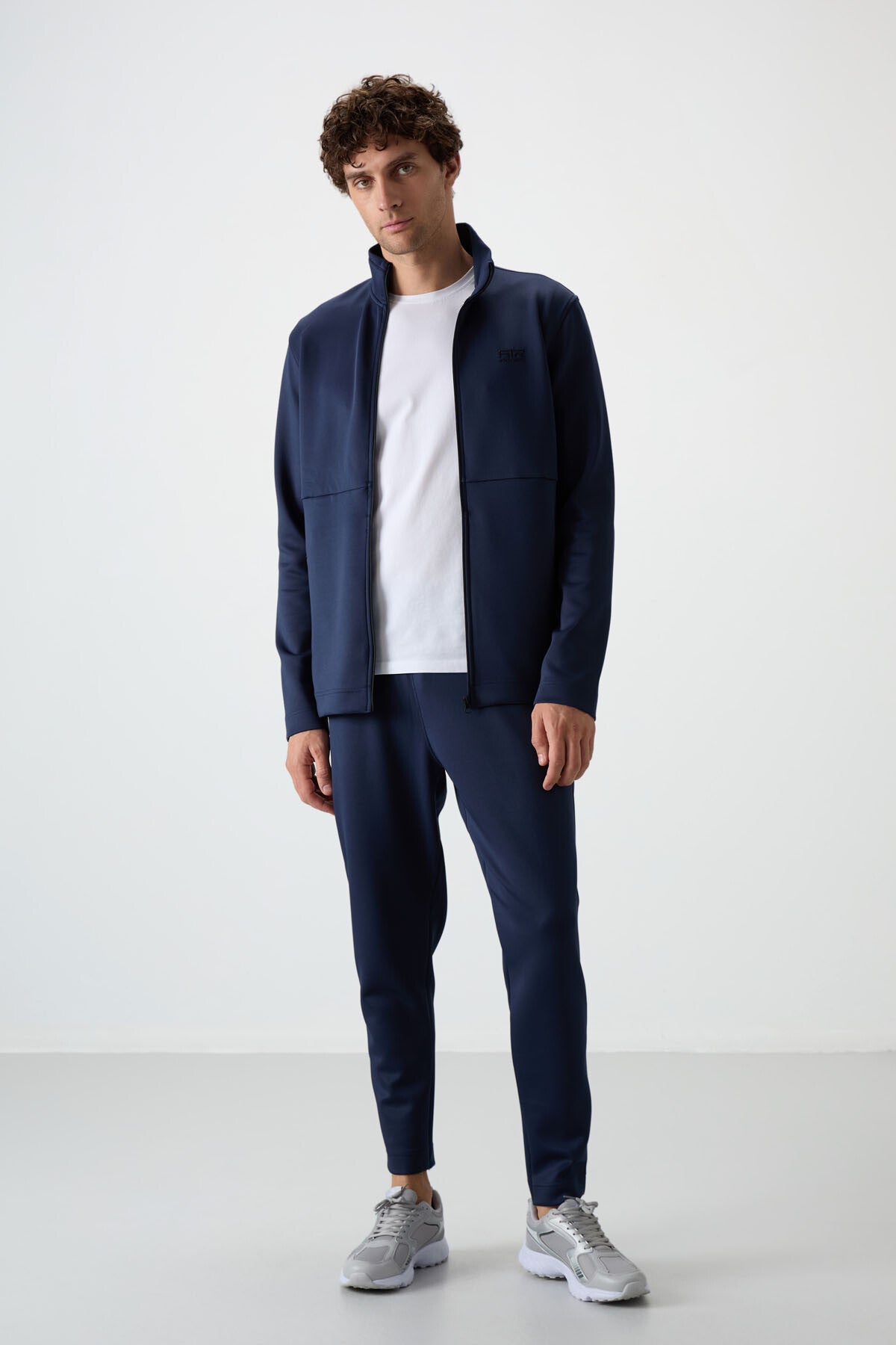 Indigo Bran Scuba Fabric Men's Tracksuit Set - 85199