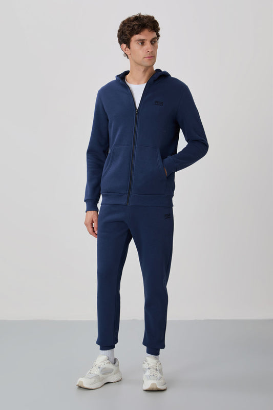 Kevin Indigo Charcoal Men's Tracksuit Set - 85191