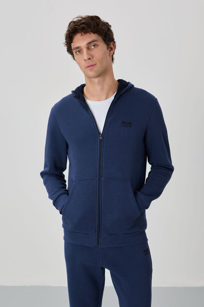 Kevin Indigo Charcoal Men's Tracksuit Set - 85191