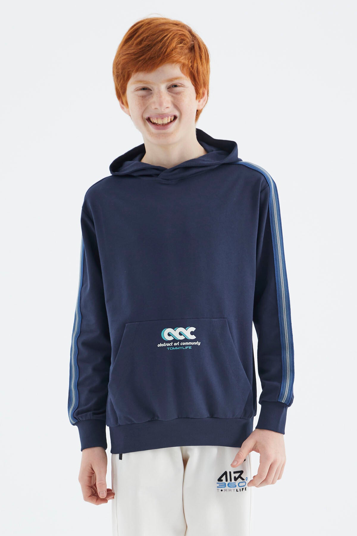 Indigo Kangaroo Pocket Boys' Sweatshirt - 11176
