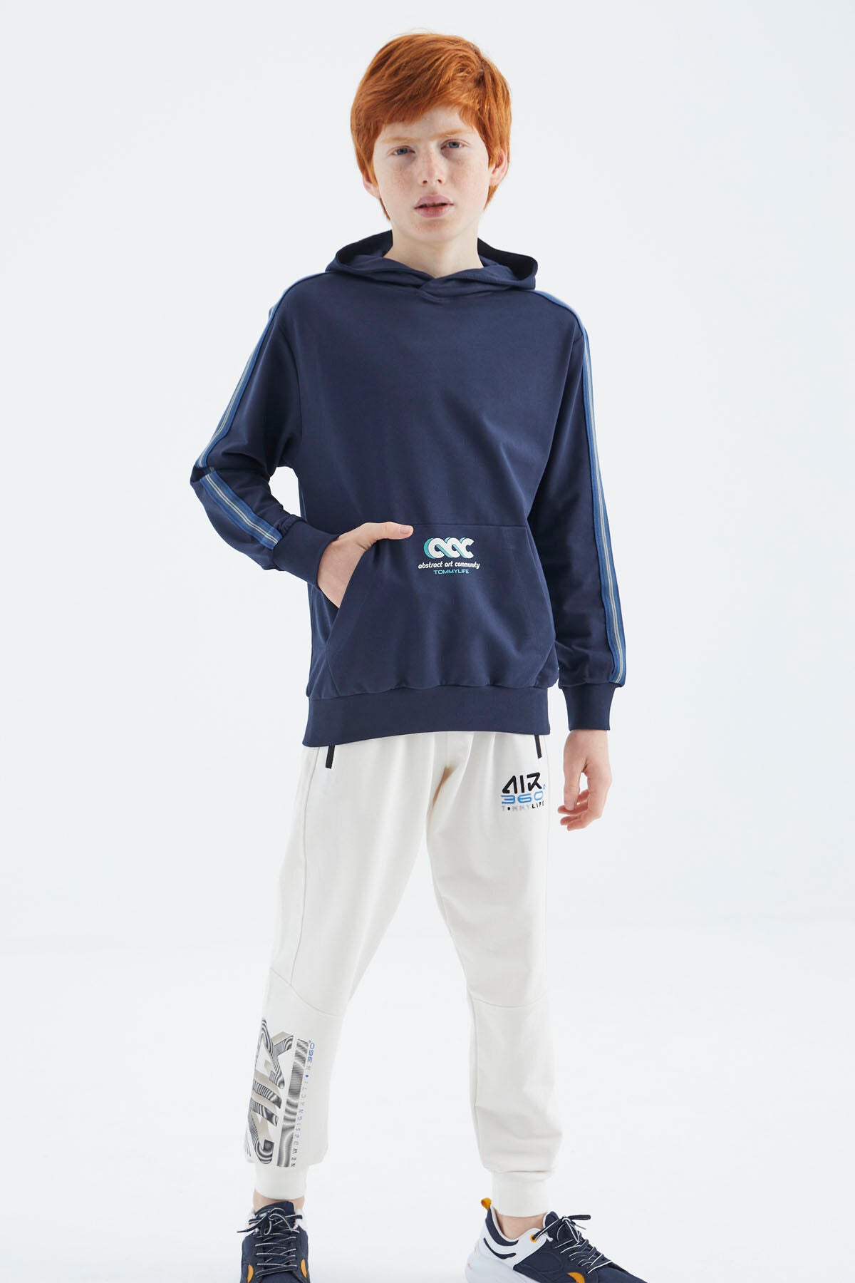 Indigo Kangaroo Pocket Boys' Sweatshirt - 11176